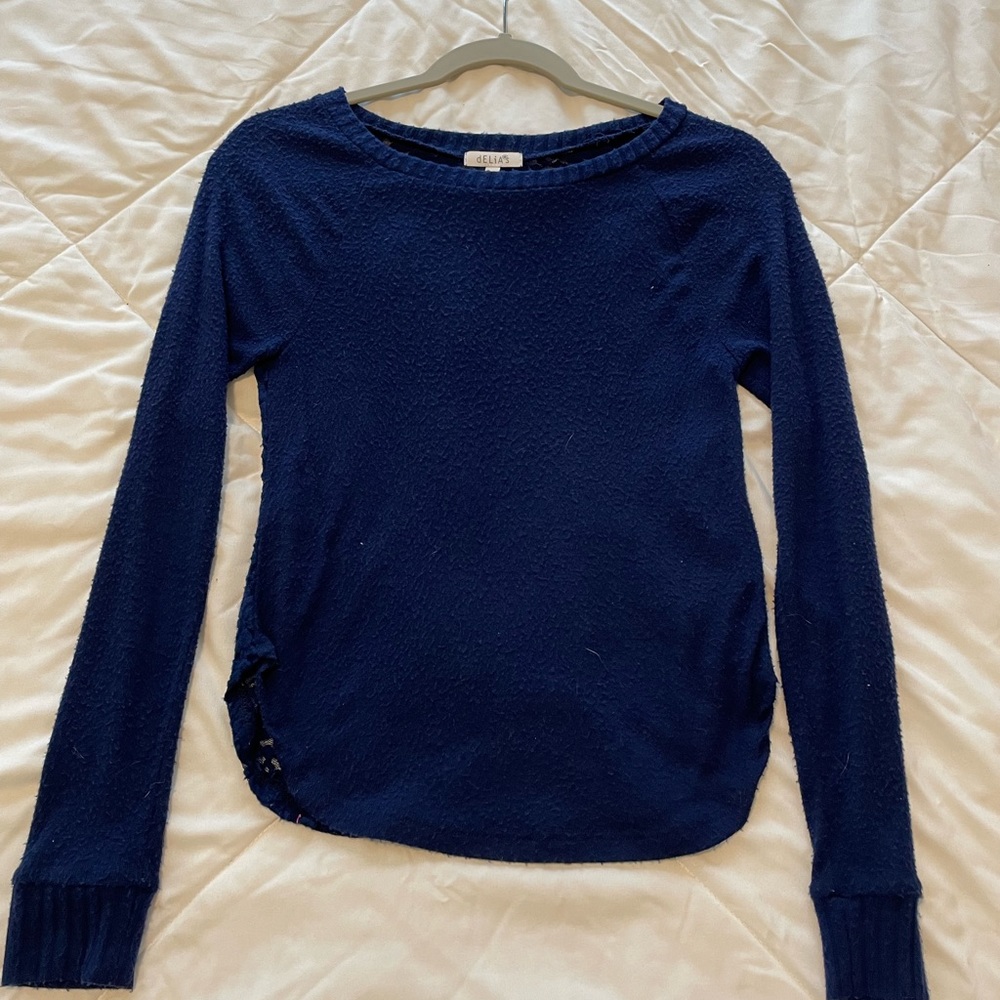 Blue sweater